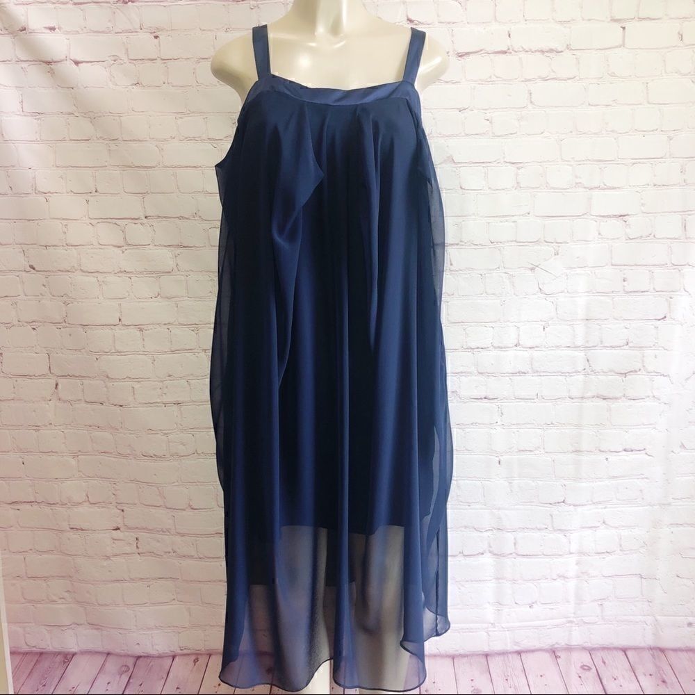 Jessica Simpson blue sleeveless dress